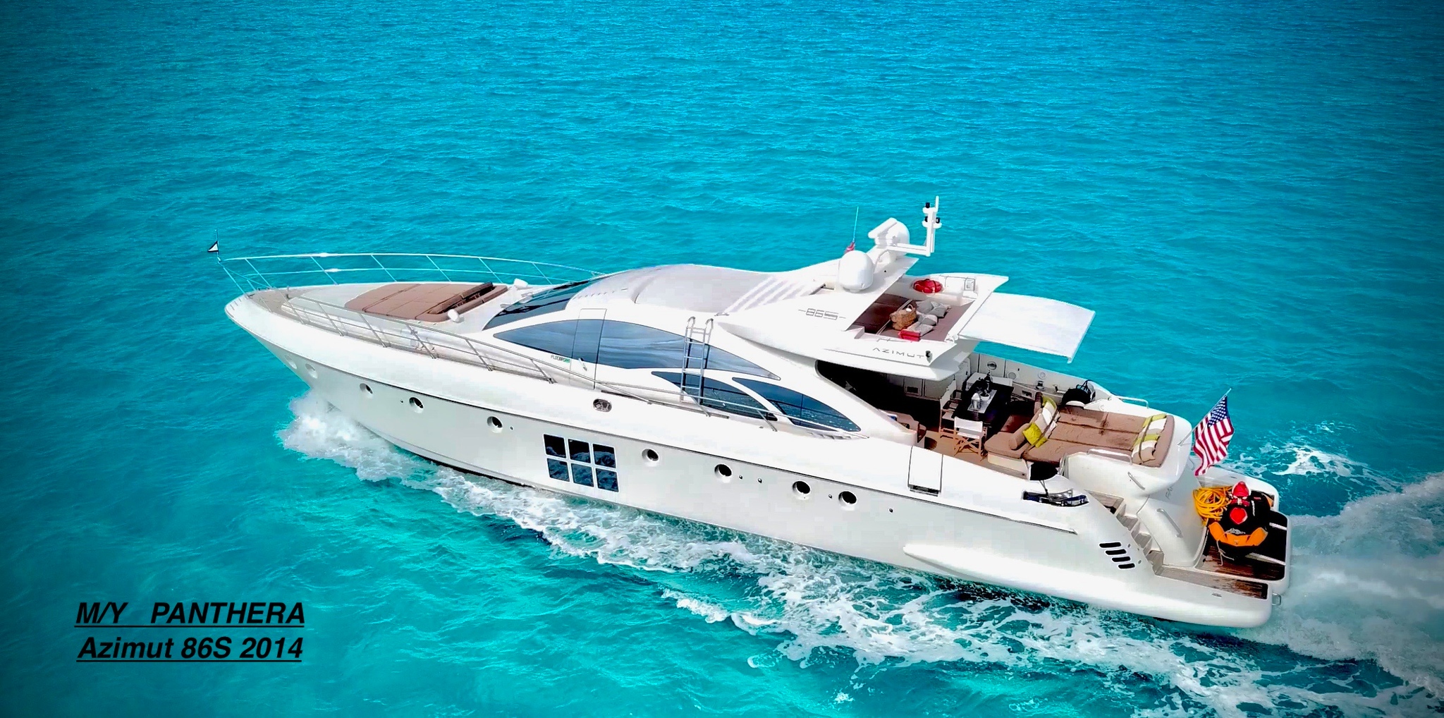86' S' Azimut *(Includes: Jetski, Tender & Seabob)